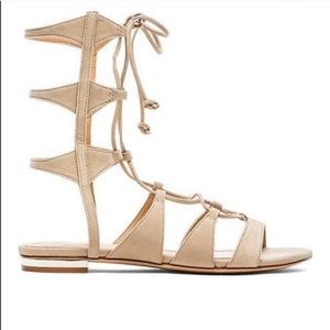 Schutz Erlina Sandals in Oyster Size 8